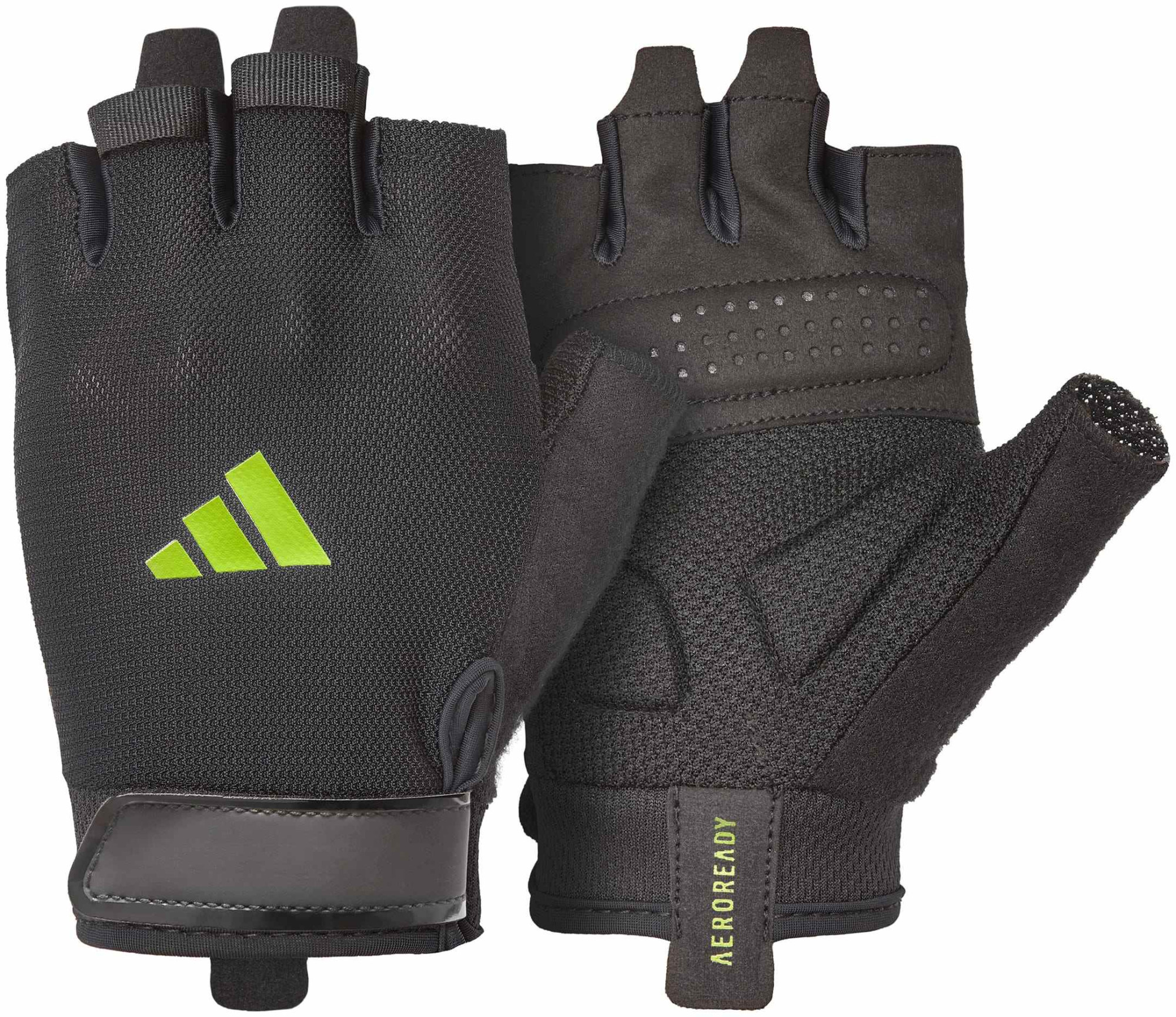 Рукавиці для тренінгу Adidas Essential Training Gloves чорний, зелений Уні M ADGB-15002GN