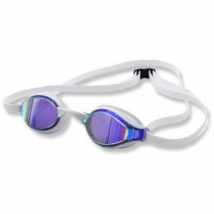 Окуляри для плавання Renvo Aries Pro Уні Anti-fog Білий, Фіолетовий OSFM (2SG100-03) 2SG100-03