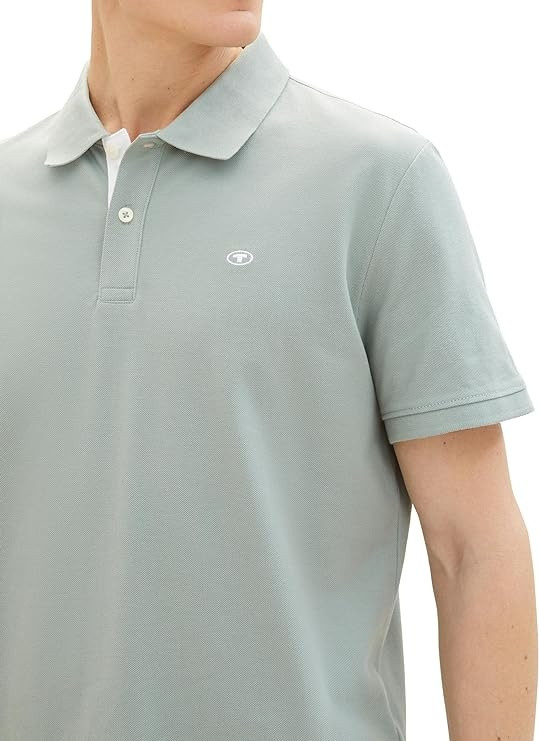 Поло Basic Polo Shirt 1031006-27842 Tom Tailor L Сірий 1031006-27842
