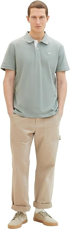 Поло Basic Polo Shirt 1031006-27842 Tom Tailor L Сірий 1031006-27842