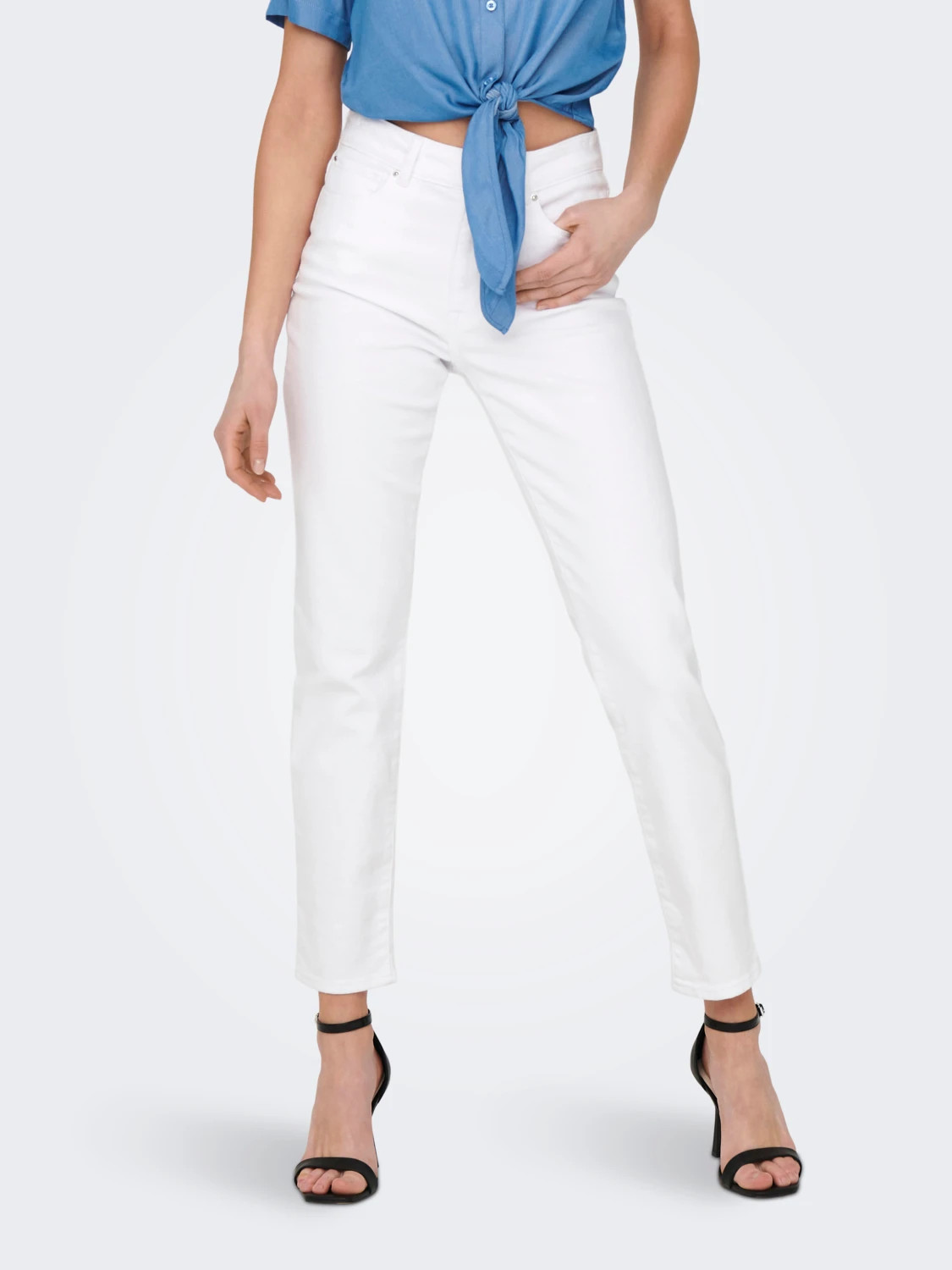 Джинси ONLEMILY STRETCH HW ST AK DNM CRO790NOOS 15292435-White ONLY 25/32 Білий 15292435-White