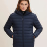 Куртка light weight jacket with hood 1031780-10668 Tom Tailor L Темно-синій 1031780-10668