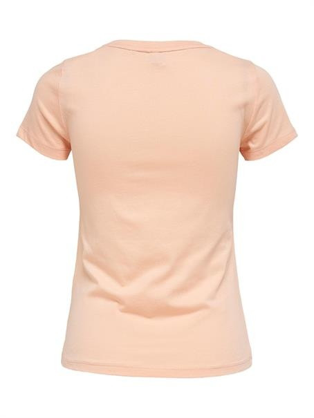 Футболка ONLLUX LIFE FIT S/S TOP BOX JRS 15231606-Peach Melba ONLY M Персиковий 15231606-Peach Melba
