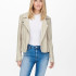 Куртка зі штучної шкіри ONLGEMMA FAUX LEATHER BIKER OTW NOOS 15153079-Silver Lining ONLY 34 Бежевий 15153079-Silver Lining