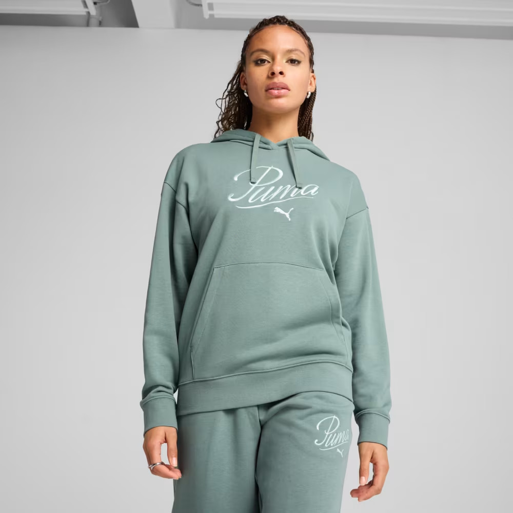 Толстовка SCRIPT Comfort Hoodie 68498330 Puma L Зелений 68498330