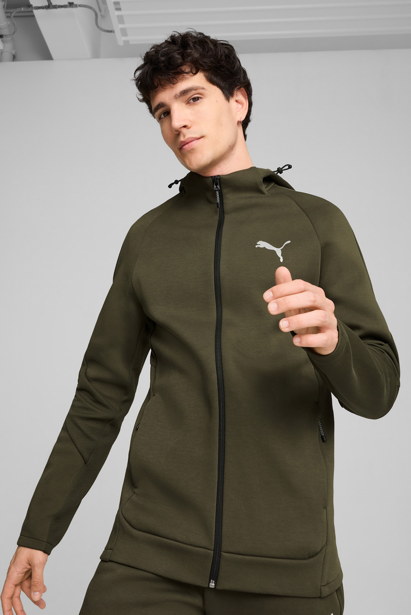 Толстовка чоловіча Puma Evostripe Olive 681700-70 681700-70