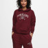 Худі ONLCOLLEGE LIFE L/S HOOD SWT 15235558 Cabernet ONLY XL Бордовий 15235558Cabernet