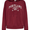 Худі ONLCOLLEGE LIFE L/S HOOD SWT 15235558 Cabernet ONLY XL Бордовий 15235558CABERNET