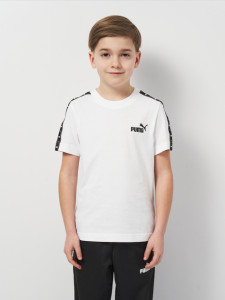 Футболка підліткова ESS TAPE Tee 68578002 Puma 128 Білий 68578002