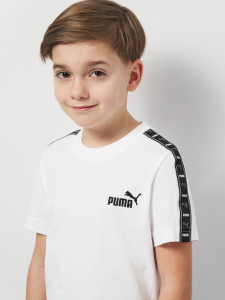 Футболка підліткова ESS TAPE Tee 68578002 Puma 128 Білий 68578002