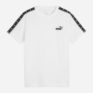 Футболка підліткова ESS TAPE Tee 68578002 Puma 128 Білий 68578002