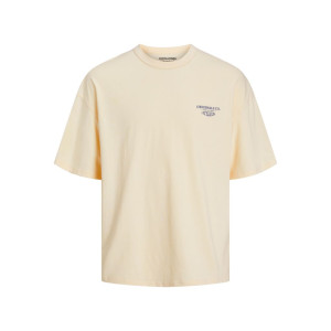 Футболка Jack & Jones JORSANTORINI GRAPHIC TEE SS CREW NECK SN 12252644-Buttercream