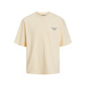 Футболка Jack & Jones JORSANTORINI GRAPHIC TEE SS CREW NECK SN 12252644-Buttercream