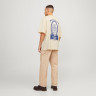 Футболка Jack & Jones JORSANTORINI GRAPHIC TEE SS CREW NECK SN 12252644-Buttercream