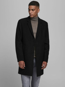 Пальто JJEMOULDER WOOL COAT SN 12171374-Black Jack&Jones L Чорний 12171374-BLACK