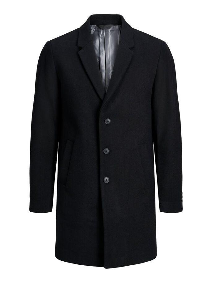 Пальто JJEMOULDER WOOL COAT SN 12171374-Black Jack&Jones L Чорний 12171374-Black