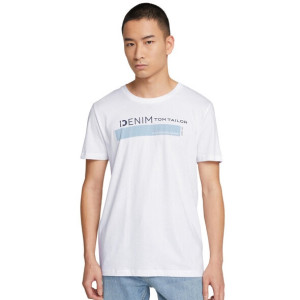 Футболка printed t-shirt 1030693XX1220000 Tom Tailor L Білий 1030693XX1220000