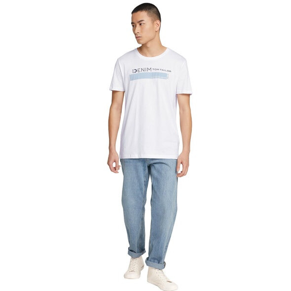 Футболка printed t-shirt 1030693XX1220000 Tom Tailor L Білий 1030693XX1220000