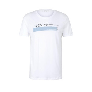 Футболка printed t-shirt 1030693XX1220000 Tom Tailor L Білий 1030693XX1220000