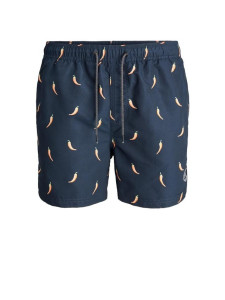 Шорти для плавання JJIBALI JJSWIMSHORTS AKM FUNNY FOOD 12184800 Navy Blazer Jack&Jones M Темно-синій 12184800NAVYBLAZER