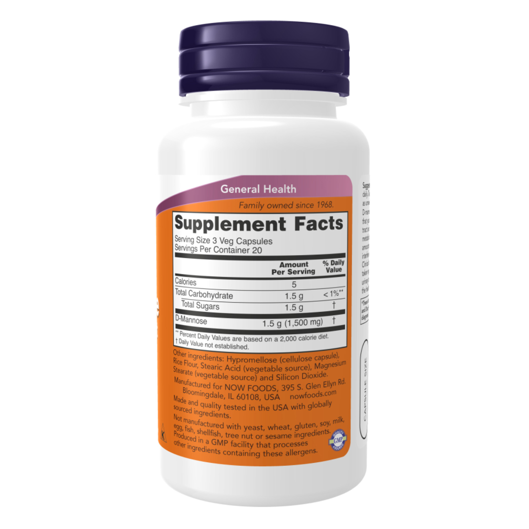 Капсули D-Mannose 500mg - 240 vcaps 2022-10-2603