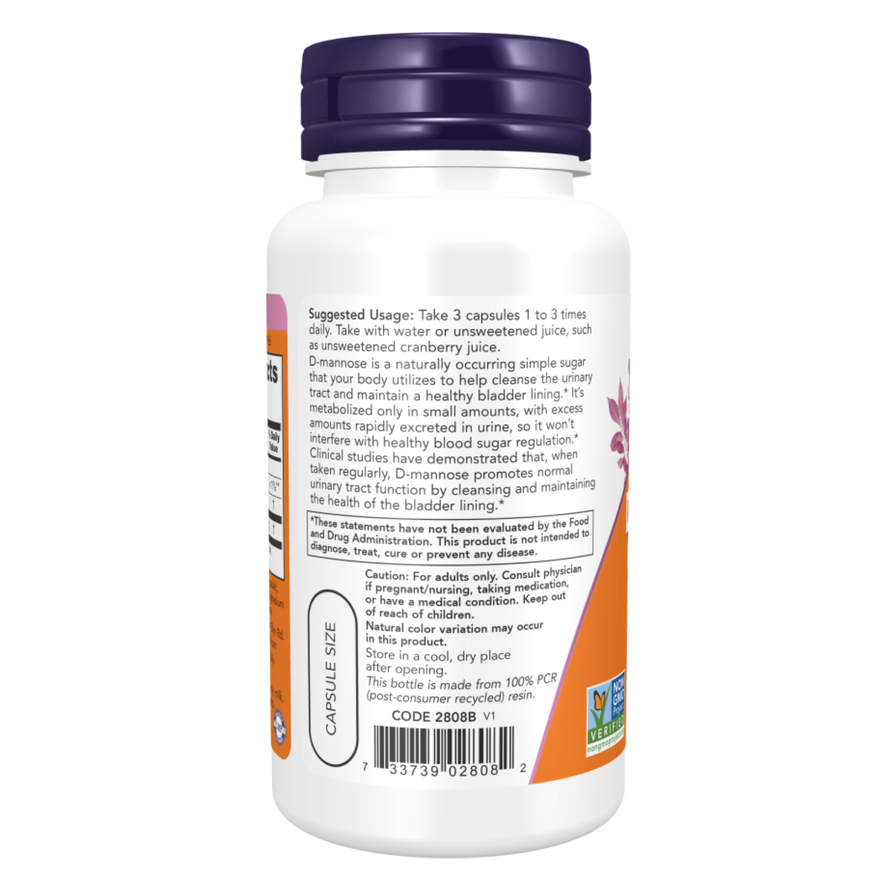 Капсули D-Mannose 500mg - 240 vcaps 2022-10-2603