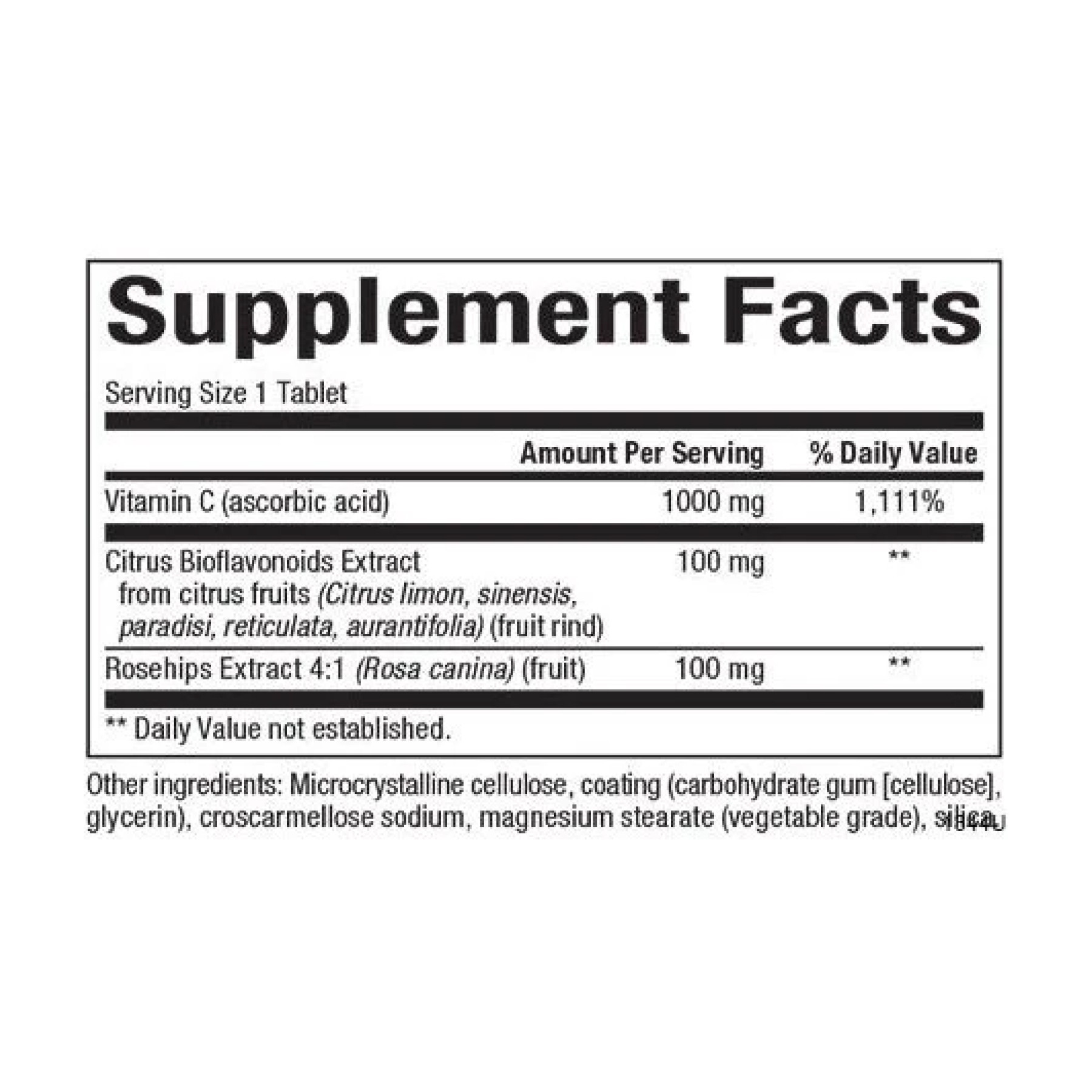 Таблетки Natural Factors Vitamin C 1000mg - 90 tabs 2023-10-3811