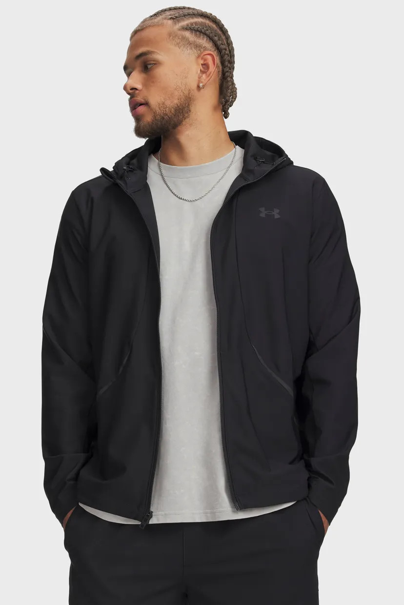 Вітровка UA Unstoppable Woven Jacket 6014621-001 Under Armour L Чорний 6014621-001