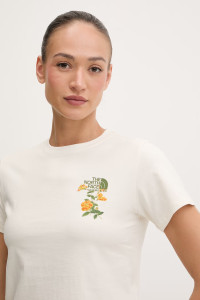 Футболка T-shirt Flora Embroidered 0A8G9QQLI1 THE NORTH FACE M Бежевий 0A8G9QQLI1