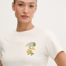 Футболка T-shirt Flora Embroidered 0A8G9QQLI1 THE NORTH FACE M Бежевий 0A8G9QQLI1