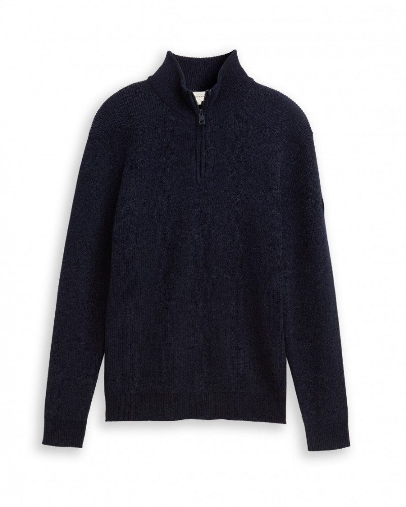 Кофта men's sweater 1049469-10668 Tom Tailor L Темно-синій 1049469-10668