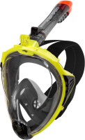Маска Повнолицьова Aqua Speed DRIFT 9942 чорний, жовтий Уні L/XL 249-38