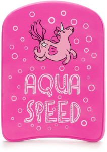 Дошка для плавання Aqua Speed KIDDIE Kickboard Unicorn 6896 рожевий Діт 31x23x2,4cм 186-UNICORN