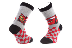 Шкарпетки CARS DAMIER світло-сірий Діт 31-34, арт.83841744-8 83841744-8