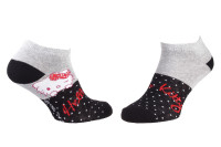 Шкарпетки HELLO KITTY TETE HK + POIS сірий Діт 35 - 41 13890712-7