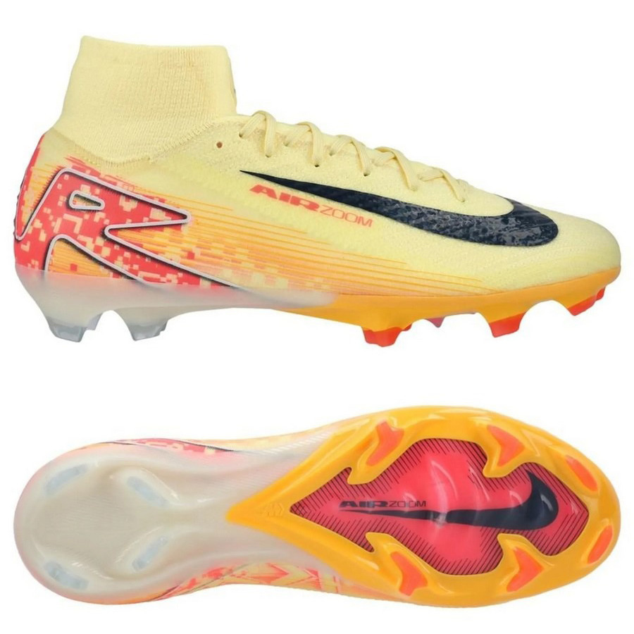 Бутси Nike Air Zoom Mercurial Superfly X Elite x Mbappe FG FQ8692-800, Цвет Жёлтый, Размер (Европа) FQ8692-800