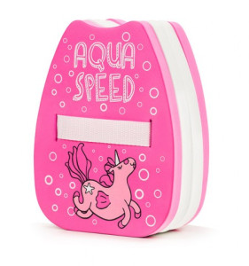 Дошка для плавання Aqua Speed KIDDIE Back Float 6898 рожевий Діт 22х18х8см DT-187-Unicorn, Цвет роже DT-187-UNICORN
