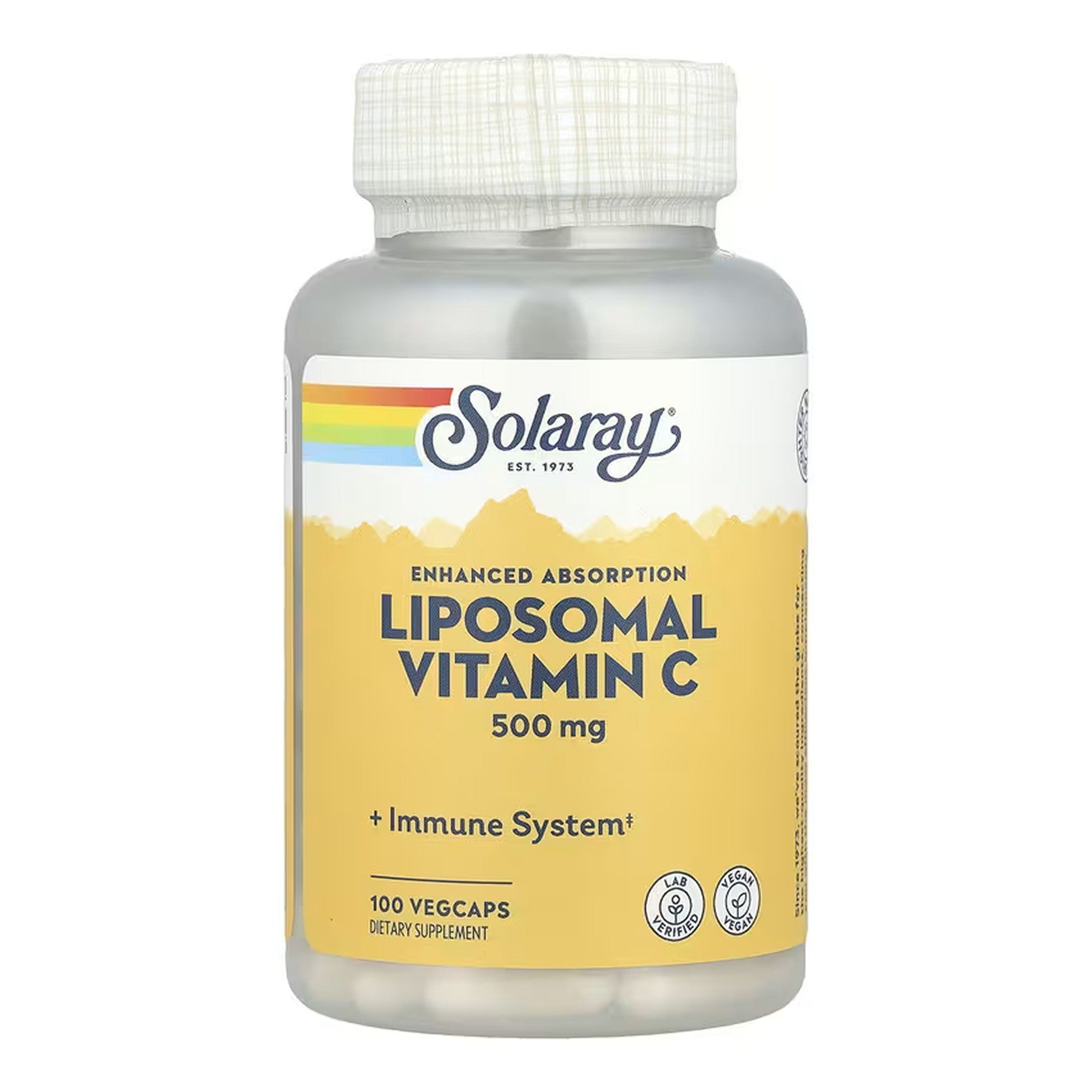 Капсули Solaray Liposomal Vitamin C 500mg - 100 vcaps 2023-10-6787