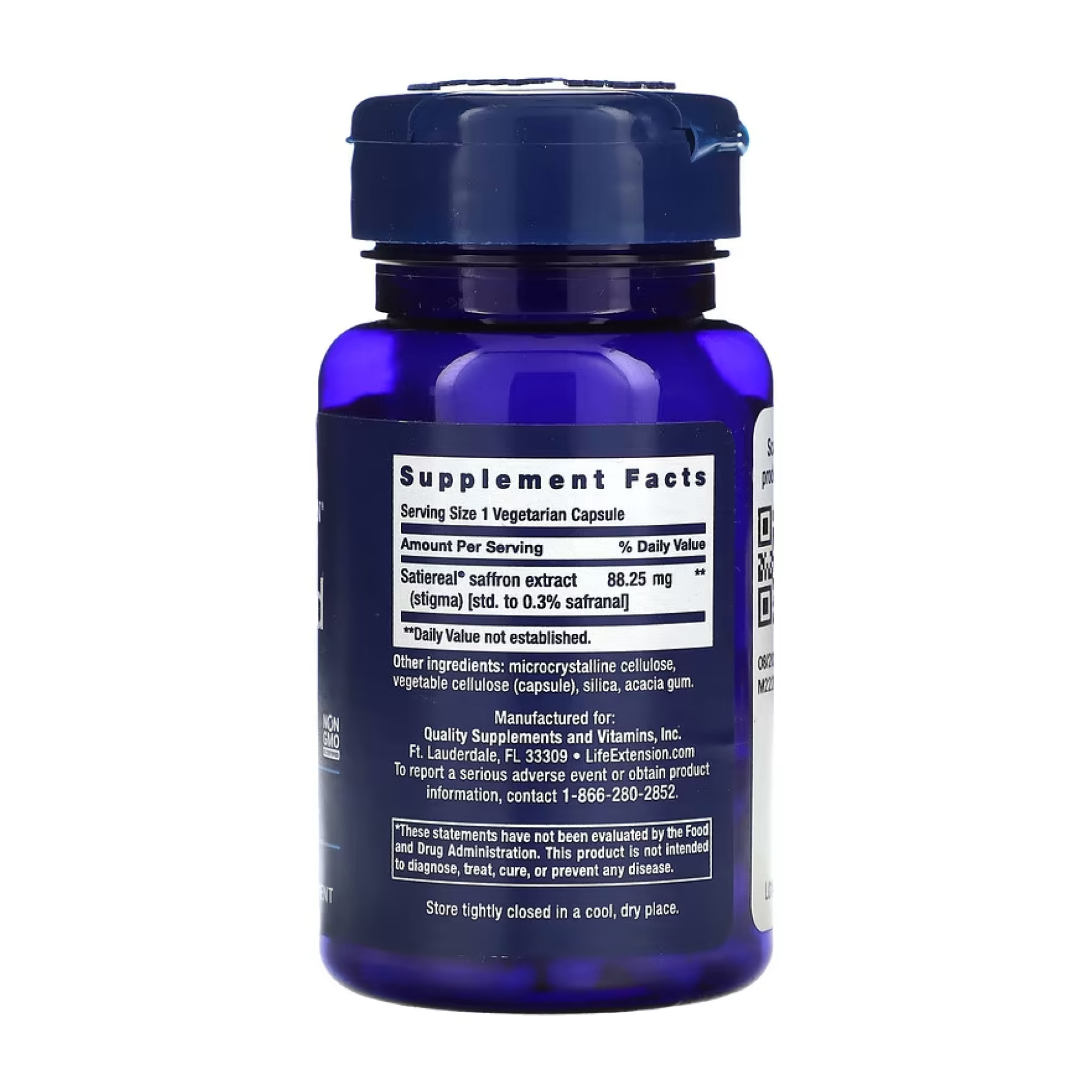 Капсули Life Extension Optimized Saffron - 60 vcaps 2023-10-5206