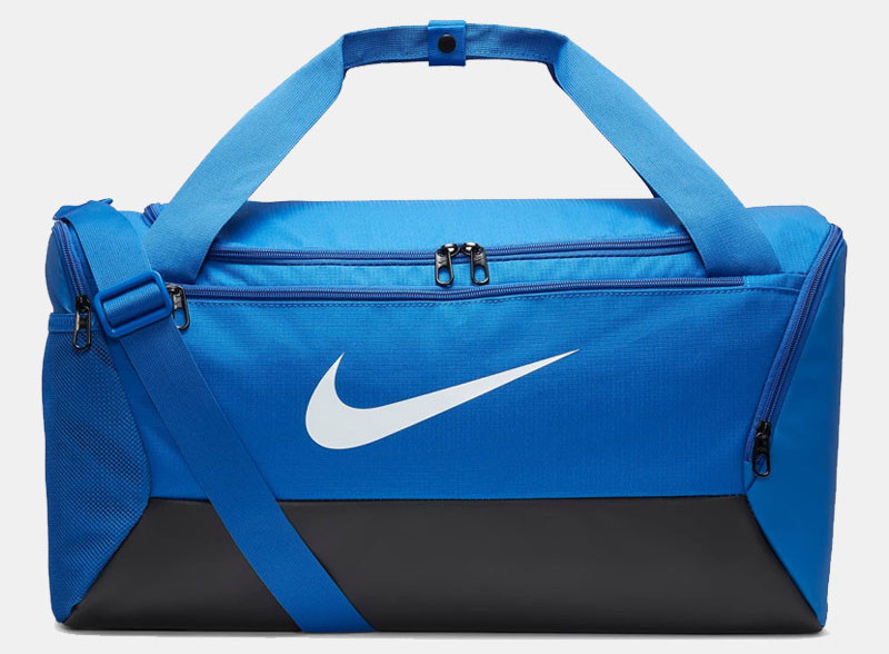 Сумка Nike NK BRSLA S DUFF - 9.5 41L чорний, синій Уні 51x28х28 см DM3976-480