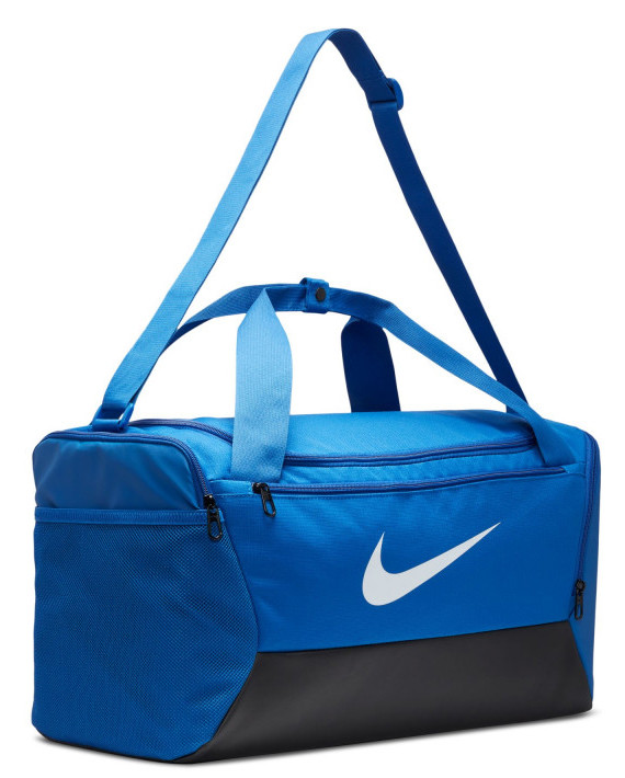Сумка Nike NK BRSLA S DUFF - 9.5 41L чорний, синій Уні 51x28х28 см DM3976-480