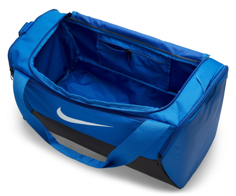Сумка Nike NK BRSLA S DUFF - 9.5 41L чорний, синій Уні 51x28х28 см DM3976-480