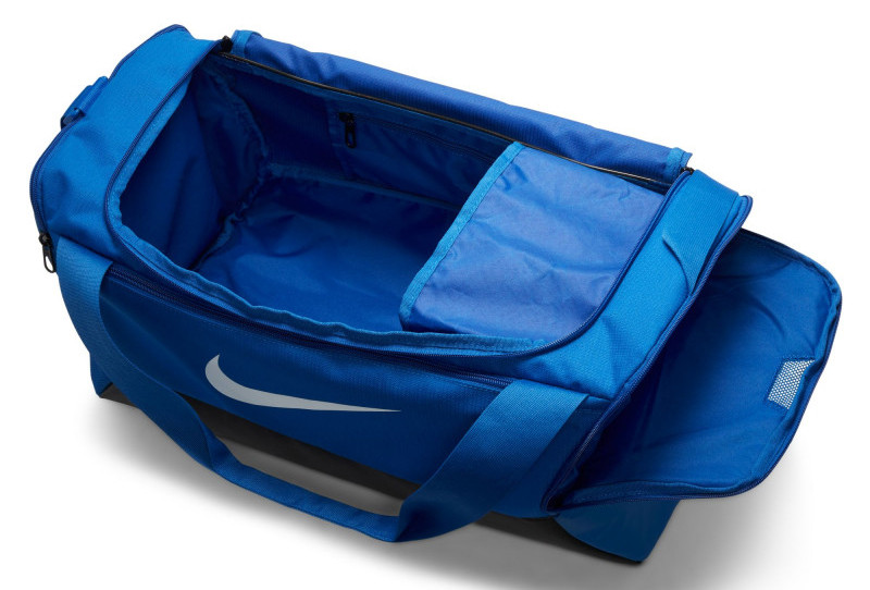 Сумка Nike NK BRSLA S DUFF - 9.5 41L чорний, синій Уні 51x28х28 см DM3976-480