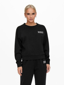 Толстовка ONLLULA L/S RAGLAN SWT 15244345-Black-Print:HERO ONLY M Чорний 15244345-BLACK-PRINT:HERO