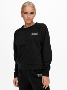 Толстовка ONLLULA L/S RAGLAN SWT 15244345-Black-Print:HERO ONLY M Чорний 15244345-BLACK-PRINT:HERO