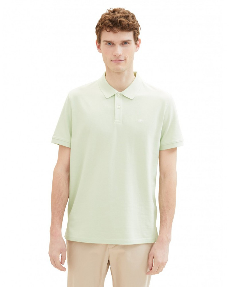 Поло Basic Polo Shirt 1031006-35169 Tom Tailor L Салатовий 1031006-35169