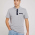 Поло structured polo with pocket 1030388XX1015398 Tom Tailor L Сірий 1030388XX1015398