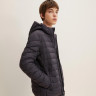Куртка light weight jacket with hood 1031780-29476 Tom Tailor M Темно-сірий 1031780-29476