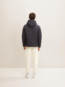 Куртка light weight jacket with hood 1031780-29476 Tom Tailor M Темно-сірий 1031780-29476