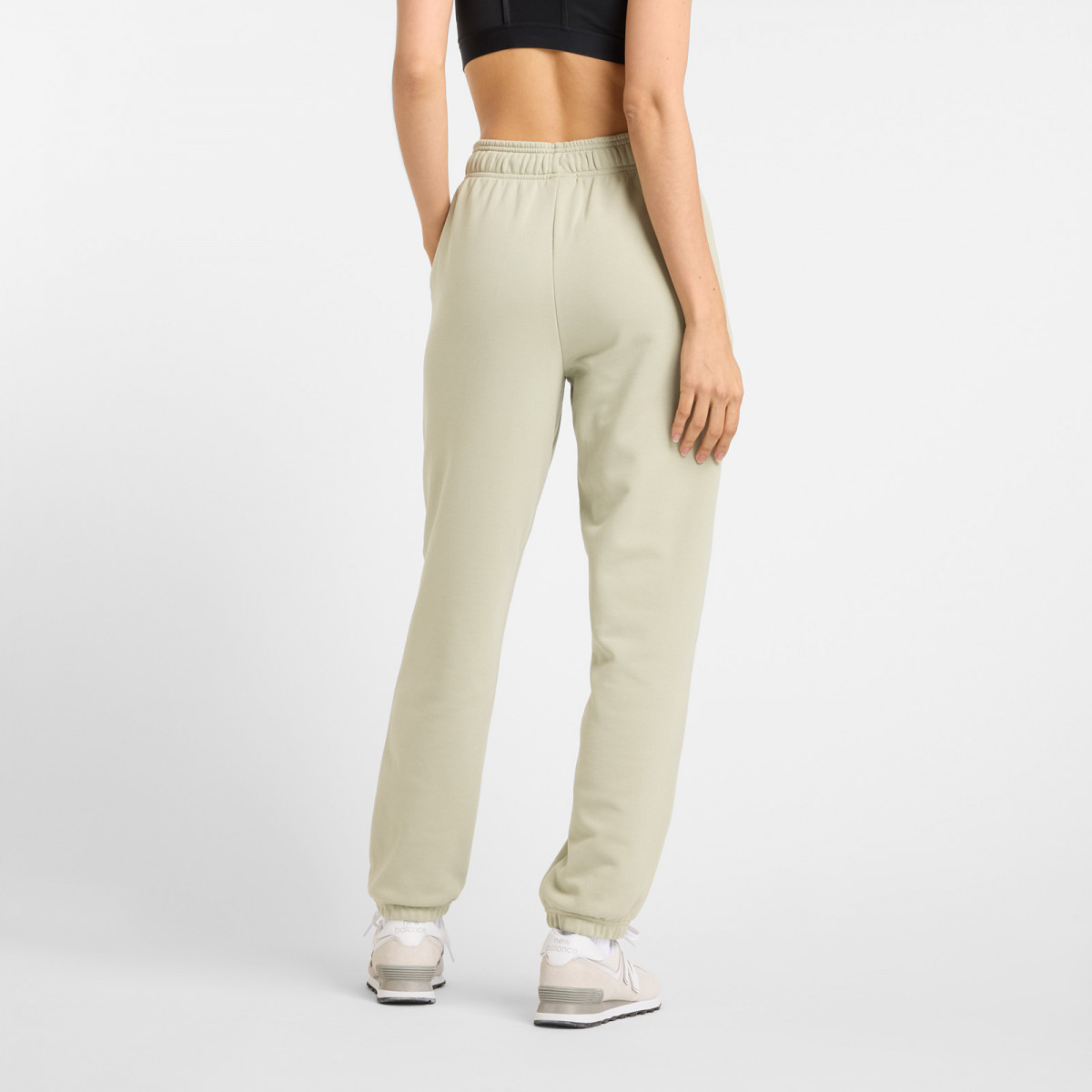 Штани спортивні Sport Essentials FT WP41500OVN New Balance L Бежевий WP41500OVN